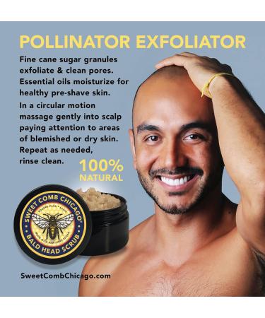 Premium Bald Head Scrub for Smooth & Shiny Skin | International Shipping Available - Buy Online on GoSupps.com