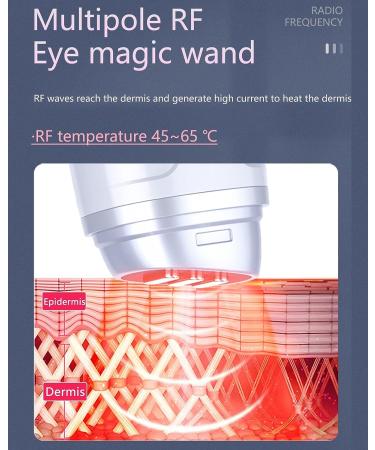 RF Radio High Frequency Skin Red LED Light for Under Eye Bags, Dark Circles, Crow's Feet & Neck Wrinkles - Buy Online on GoSupps.com