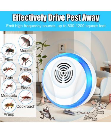 Yangun Ultrasound Pest Control - 4 Pack Electronic Insect Repellers for Mosquitoes Mice & Spiders | Safe Indoor Protection - Buy Online on GoSupps.com