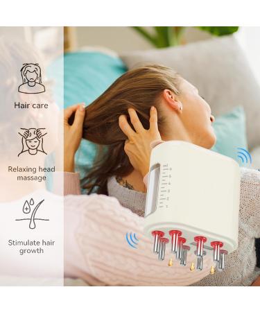 2 in 1 Electric Scalp Massage Device & Hair Oil Applicator | Promote Hair Growth & Scalp Treatment - Buy Online on GoSupps.com