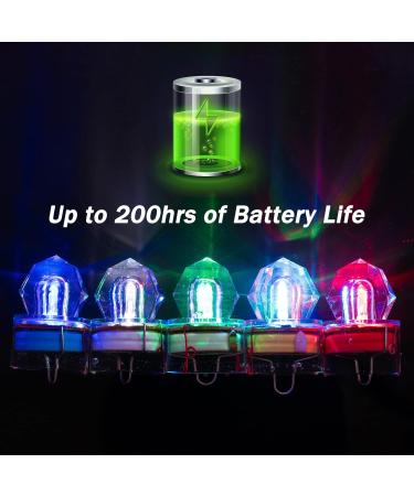 Dr.Fish 5 Pack LED Deep Drop Lights - Water Activated Fishing Lures for Tuna, Swordfish - Green Light - Buy Online on GoSupps.com
