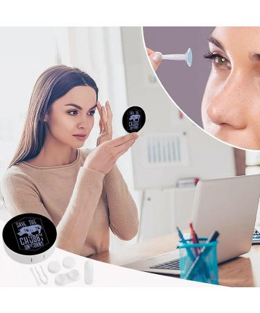 Save The Chubby Unicorns Contact Lens Travel Kit Portable Cute Contact Box with Mirror for Daily Outdoor - Buy Online on GoSupps.com
