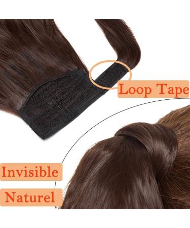 20 Synthetic Wrap Around Ponytail Hair Extension - Corn Wave Medium Brown - Buy Online on GoSupps.com
