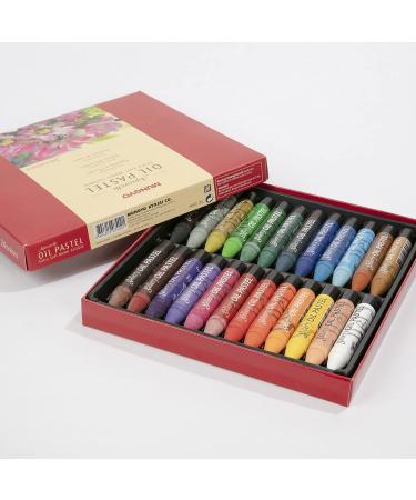 Mungyo 24-Piece Water-Soluble Oil Pastel Set - Assorted Colors - Buy Online on GoSupps.com