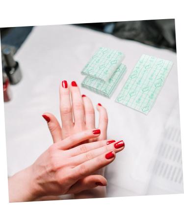 Buy Minkissy 100pcs Makeup Hand Palette & Adhesive Tape Disposable Serving Tray & Nail Palette for Professional Makeup & Cosmetic Use - Buy Online on GoSupps.com
