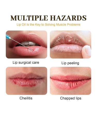 Lip Oil - Anti-Aging Moisturizing Care for Dry, Cracked Lips - 5ml Yellow Pore Strips - Buy Online on GoSupps.com