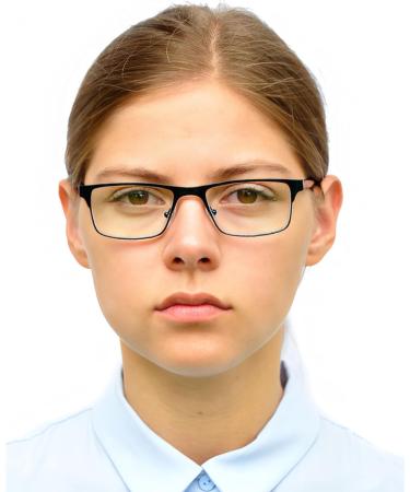 Blue Light Blocking Reading Glasses | Stainless Steel Frame | Anti-Glare Lenses | 1.5 Dioptres - Buy Online on GoSupps.com