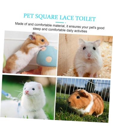 Kisangel Lacework Potty Trainer Guinea Pig Potty Trainer Rabbit Potty Trainer Hamster Litter Corner Green - Buy Online on GoSupps.com