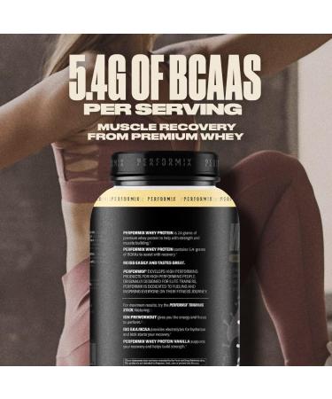 PERFORMIX - Whey Protein Isolate Blend - 24g of Protein - 5.4g of BCAAs - 110 Calories - Muscle Building & Post Workout Recovery - 100% Whey Protein Powder - 1.98 lbs - 30 Servings - Vanilla - Buy Online on GoSupps.com