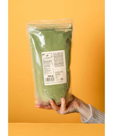 KoRo - Poudre d herbe de bl bio - pur et naturel - sans additif - Ideal pour les smoothies et les jus - qualit crudit - vegan - 500 g - Buy Online on GoSupps.com