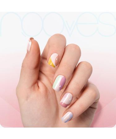  NOOVES NOOVES Nails 2 Sheets Premium Precursed Gel Nail Polish - Paradise | Art Design | Semi-Permanent Gel Nail Strips | Gel Nail Stickers - Buy Online on GoSupps.com