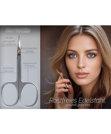Premium Stainless Steel Nail Scissors & Skin Scissors - Extra Sharp Manicure & Pedicure Tools for Men & Women - Rust-Free Nail Shaver for Perfect Results - Buy Online on GoSupps.com