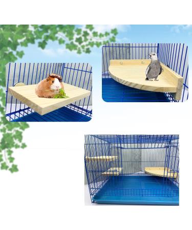 3PCS Bird Platform Perch Stand Natural Wood Budgie Parrot Toys and Accessories for Cage for Chinchilla Mouse Rat Dwarf Hamster - Box Packaging - Buy Online on GoSupps.com