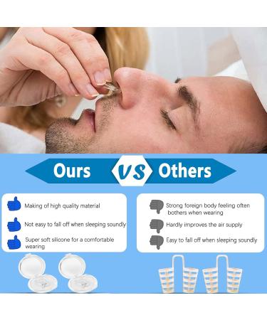 ZeyUaN Anti Snoring Devices (8 Pack) - Silicone Magnetic Snore Stopper for Men and Women - White - Buy Online on GoSupps.com