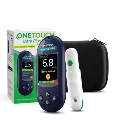 Onetouch Ultra Plus reflect blood sugar measuring device (MMOL/L) I Diabetes test set (sugar disease) I 1 Blutzucker measuring device + 10 test strips + 1 Stech aid + 10 lancets in the case (including batteries) Individual measuring device MMOL/L - Buy Online on GoSupps.com