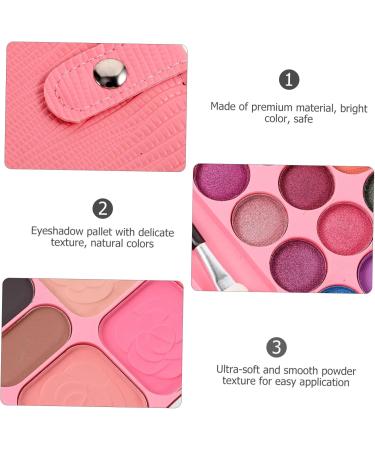 Didiseaon 33 Makeup Palette Eyeshadow Blush Pan Pink Cosmetic Girls Eye Shadow Child Make up Powder Eye Shadow - Buy Online on GoSupps.com
