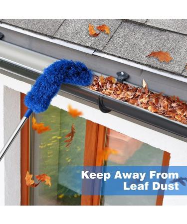 FUNFOB Gutter Cleaning Brush Roofing Tool with Telescopic Pole 8.2Ft Blue - Buy Online on GoSupps.com