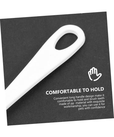 Beavorty 2pcs Teeth Oral Dog Portable Pets Cat Supplies Soft-bristle Pet Manual Cleaning Tooth 1 count (Pack of 1) White - Buy Online on GoSupps.com