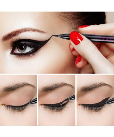 Docolor Waterproof Eyeliner PenUpdateSuper Slim Precise All Day Black Professional Makeup Liquid Eye Liner Pencil for Women
