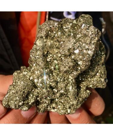Room Decoration Natural Pyrite Crystal Cluster Irregular Stone Rock Sample Reiki Home Decoration Raw Crystals Specimen (Size : 150-200g) - Buy Online on GoSupps.com