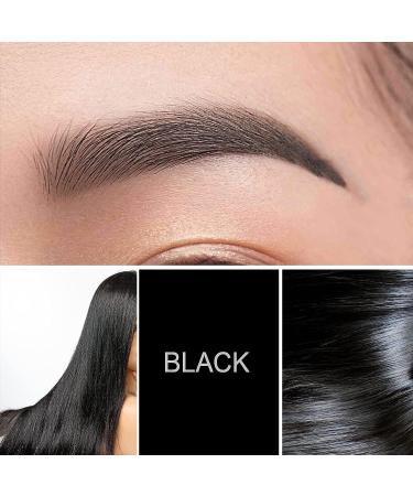 KYDA 12 Pcs Waterproof Eyebrow Pencil Set - Long Lasting, Natural Matte Black Eyebrow Pen with Sharpener - Buy Online on GoSupps.com