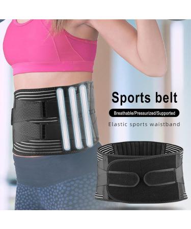 Lumbar Support Belt - Breathable Elastic Lower Back Guard Belt | Sports Lumbar Supports For Weightlifting Fitness And Light Exercise Squat Exercise For Women Men - Buy Online on GoSupps.com