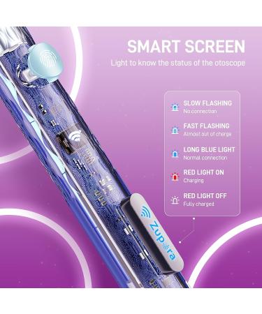 Zupora 1440P HD Ear Camera Ear Wax Removal Kit | WiFi Otoscope for Android & iOS | 6 Ear Pick Tools | Ear Cleaning Kit - Gradient Pink - Buy Online on GoSupps.com