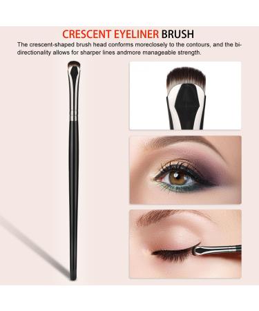 4 Pcs Eyelash Comb & Eyeliner Brush Set - Fine Angled Eyeliner Eyebrow Brush & Ultra Thin Liner Tool | International Shipping - Buy Online on GoSupps.com