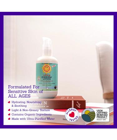 California Baby Calming Lotion | USDA Certified 100% Plant-Based Ingredients | Allergy-Friendly Soothing Lotion for Newborns & Adults | Ideal for Dry, Sensitive Skin | 5 oz - Buy Online on GoSupps.com