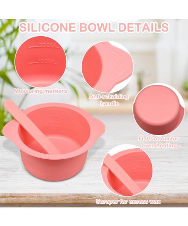 3-Piece Silicone Wax Heating Set with Wax Sticks - Non-Stick Melting Inserts for Hair Removal - Buy Online on GoSupps.com