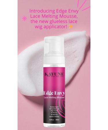 Edge Envy Lace Melting Mousse 6.8oz - Extreme Firm Hold No Residue Long Lasting Lace Wig Formula - Undetectable Natural Look - Buy Online on GoSupps.com