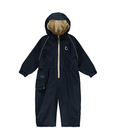 Hippychick Waterproof Fleeced Lined All In One Rainsuit Splashsuit Snowsuit for Kids Essential Outdoor Clothing 18-24 Months blue