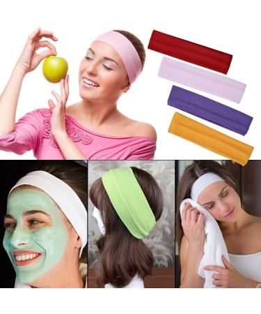 12 Pack Sports Headbands for Women | Cotton Elastic Yoga Hair Bands for Running Pilates & Cycling - Buy Online on GoSupps.com