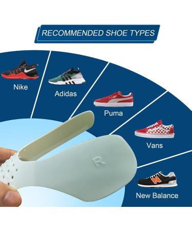 JOMBOFUN 4 Pair Shoe Crease Protectors for Sneakers - Premium Anti Crease Guards for Air Force 1, Jordan 1, Dunk Low & More | Men's Size 7-12/Women's Size 5-8 - Buy Online on GoSupps.com