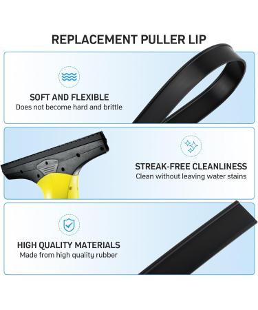 volumoon Replacement Blades for Window Vac 280mm Glass Cleaner Replacement Lips Squeegee Blades for WV2 WV5 Window Vacs 2 Pcs Window Vac Accessories Rubber Damage-Free Glass Cleaning Household - Buy Online on GoSupps.com