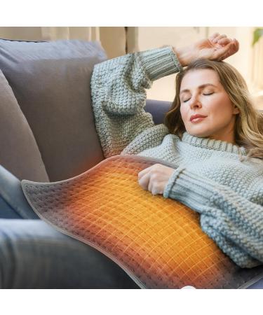 Virtcoy Body Heating Pillow - 22x11 Inch Electric Breastfeeding & Leg Heating Pillows with 4 Timers & 9 Temperatures - US Standard (58x29cm) - Buy Online on GoSupps.com