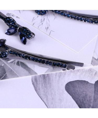 FRCOLOR 4 Pairs Flower Hair Clips for Women Hair Barrettes for Women Rhinestones Hair Barrettes Women Hair Clip Elegant Hairpin Hair Accessory for Girls Bride Wedding Securing Clip - Buy Online on GoSupps.com