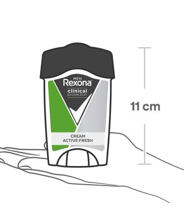 Rexona Men Clinical Protection Antiperspirant Deodorant Cream 45ml - Sweat-proof Confidence - Buy Online on GoSupps.com