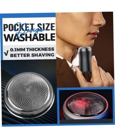 Buy Pocket Size Washable Electric Razor for Men - Cordless Rechargeable & Portable Mini Shaver (Black) for Travel - Buy Online on GoSupps.com