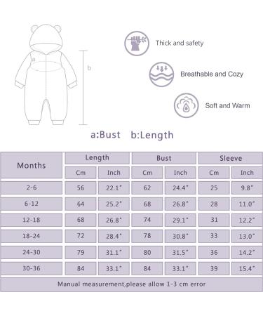COOKY.D Baby Animal Hooded Winter Romper | Duck Snowsuit Coat for Newborn 6-12 Months - Buy Online on GoSupps.com