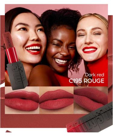 3 Pack Matte Lipsticks Embossed Velvet Matte Lipstick Moisturizing Oily Non-Fading - Buy Online on GoSupps.com