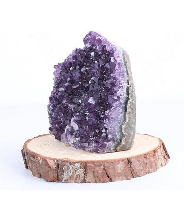 Amethyst Rough Stone About 200g-900g Natural Amethyst Geode Quartz Cluster Crystal Specimen Figurines Decor (Color : Add The Base Size : 400-500g) Stone Mineral Specimen (Color : Add The Base Size 200-300g Add the Base - Buy Online on GoSupps.com