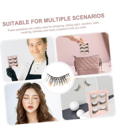 BELLIFFY 3 Pairs Fluffy False Eyelashes Fake Lashes Natural False Eyelashes Makeup Accessories Fake Eyelashes Extensions Short False Eyelashes Fake Eyelashes Individual False Lashes 4x1.2cm As Shown 1 - Buy Online on GoSupps.com