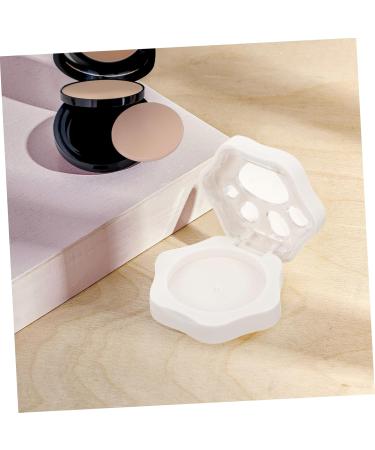 Outanaya 3pcs Eyeshadow Blush Palette Eye Shadow Lipstick Pallet Empty Makeup Pallet Plastic White - Buy Online on GoSupps.com