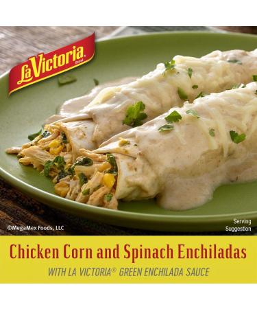 La Victoria Green Chile Enchilada Sauce Mild 28oz - Pack of 12 | Authentic Mexican Flavor - Buy Online on GoSupps.com