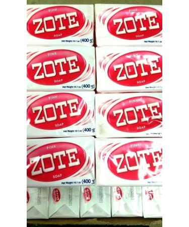 6X Zote Pink Soap Bars 14.1oz - 400g Hand Wash Soap for Stains - Buy Online on GoSupps.com