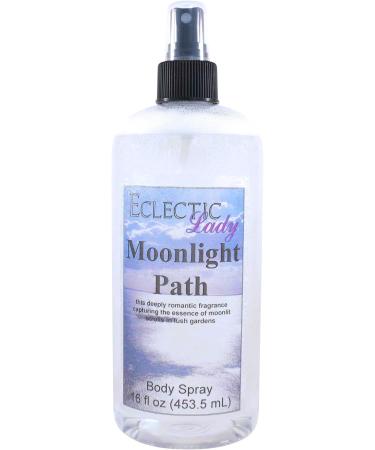 Moonlight Path Body Spray 16 ounces Body Mist for Women with Clean Light & Gentle Fragrance Long Lasting Perfume with Comforting Scent for Men & Women Cologne with Soft Subtle Aroma For Daily Regular Strength 16 Fluid Ounces