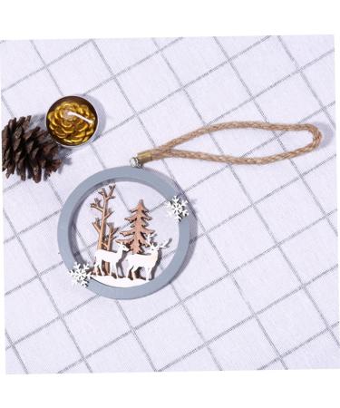 Yardenfun Hollow-Out Pendant Wooden Pendant Hanging Pendant Wall Hanging Decorate Christmas - Buy Online on GoSupps.com