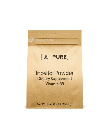 Pure Original Ingredients Inositol (Vitamin B8) Powder (8 oz) Always Pure No Fillers or Additives Lab Verified 8 Ounce (Pack of 1)