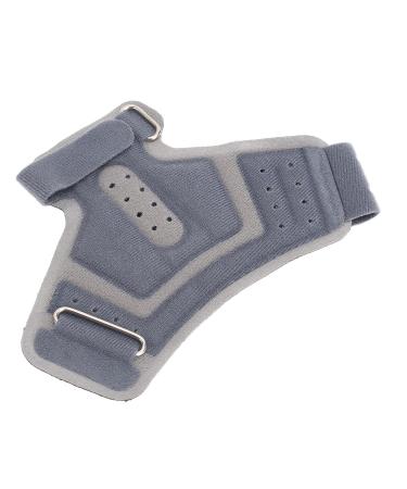 Thumb Wrist Stabilizer Fine Workmanship Finger Support Brace Breathable Sponge Good Buffering Multipurpose for Basketball Volleyball Tennis (Grey)